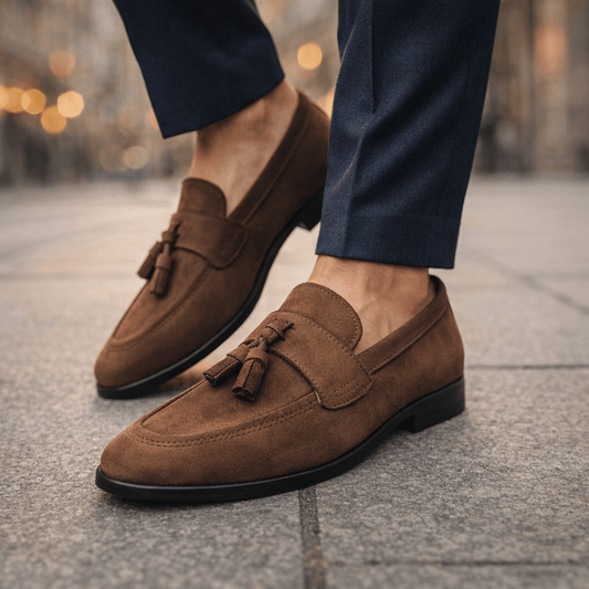 Ashbury Suede Tassel Loafers