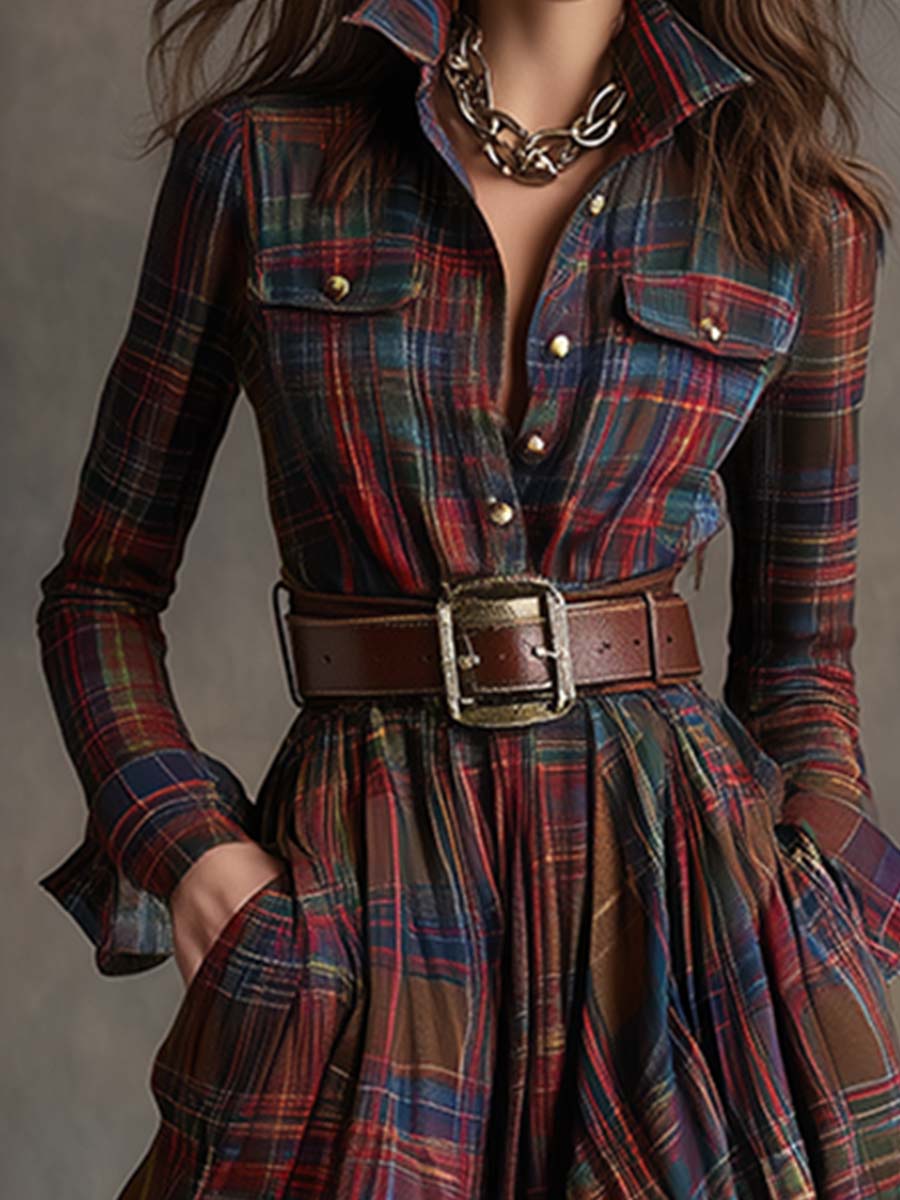Harriet | Belted Shirt Dress