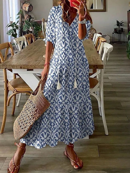Charlotte™ - Casual Floral Maxi Dress