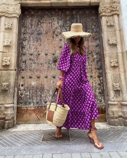 Sharon™ - Boho Maxi Dress